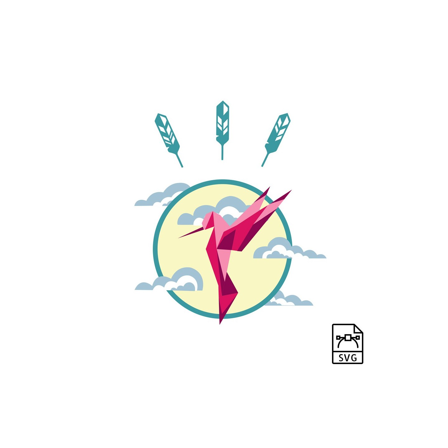 Hummingbird - Vector graphics