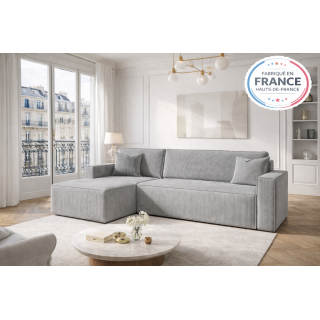 Canapé modulable OSMAN en velours côtelé – Vooby Paris